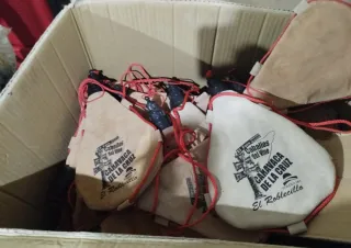 Botas de cuero para vino