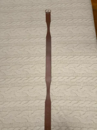 Cintura BOSS donna marrone e oro