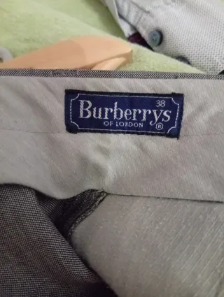 Pantalón de vestir Burberrys gris