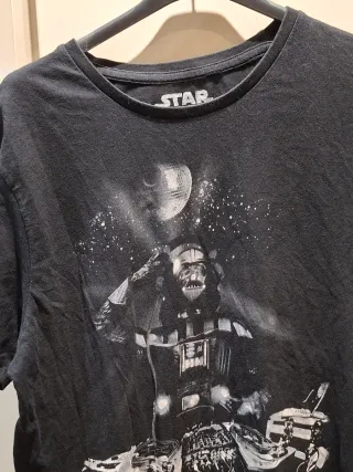 Camiseta Star Wars Darth Vader DJ Negramude 47cm d