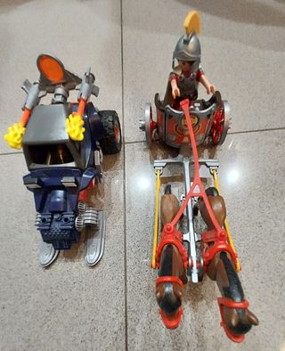 Pack 2 Juguetes Playmobil: Carro y Coche