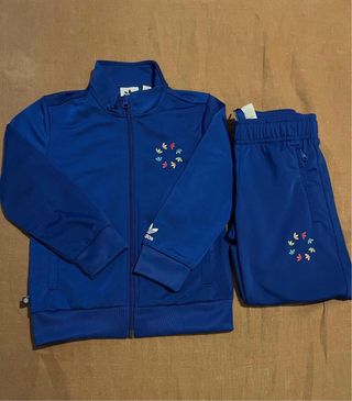 Chándal Adidas niña azul T5-6
