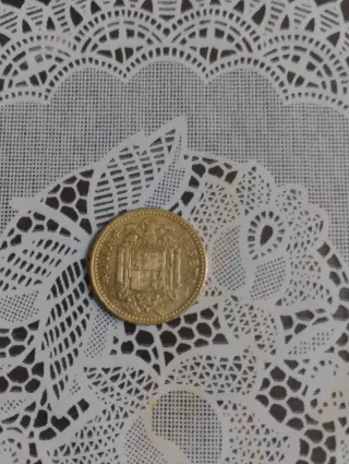 Moneda 1 Peseta Franco 1966.