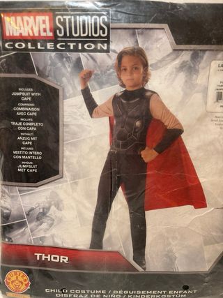Disfarce Thor Marvel Rubies Criança 7-9 anos