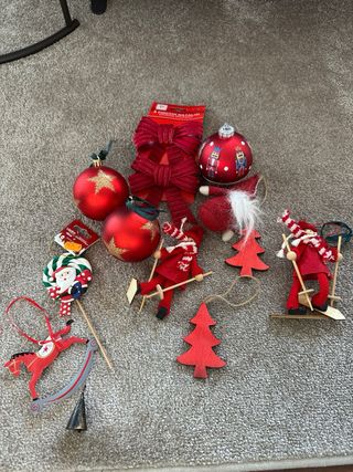 Decorazioni Albero Natale Rosso