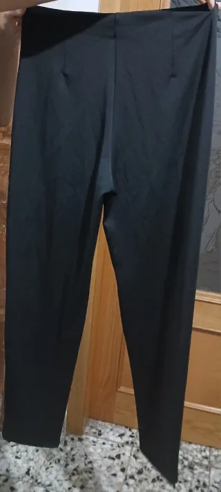Pantalón de traje negro mujer