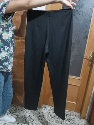 Pantalón de traje negro mujer