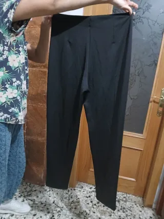 Pantalón de traje negro mujer