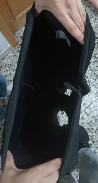 Pantalón de traje negro mujer