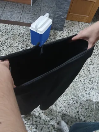 Pantalón de traje negro mujer