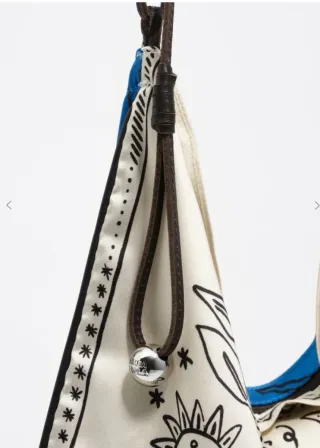 Bolso Bimba y Lola Esotérico Blanco y Azul