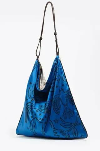 Bolso Bimba y Lola Esotérico Blanco y Azul