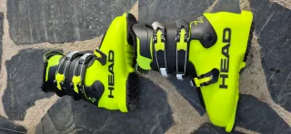 Botas de esquí HEAD color amarillo neón