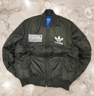 Bomber Adidas Originals verde militare Tg M