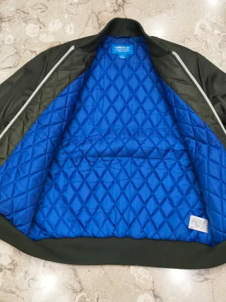 Bomber Adidas Originals verde militare Tg M