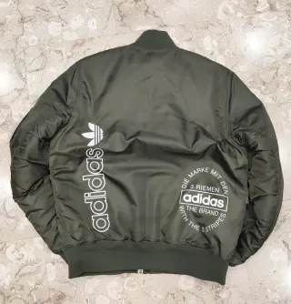 Bomber Adidas Originals verde militare Tg M