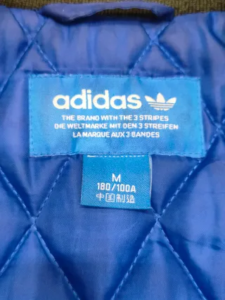 Bomber Adidas Originals verde militare Tg M