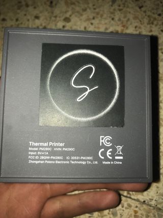 Impresora de pegatinas portátil