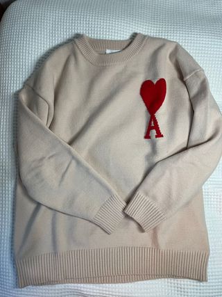 Jersey Ami Paris Corazón Rojo Talla M