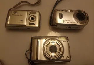 3 Fotocamere Digitali HP, Sony, Fujifilm