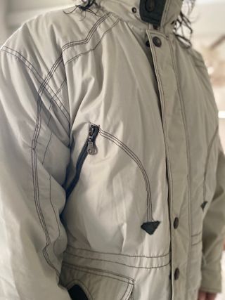 Parka beige talla XL