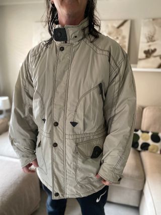 Parka beige talla XL