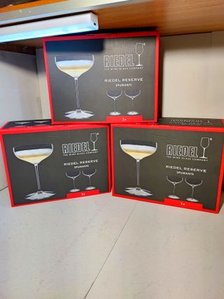 Servizio 6 Calici Spumante Riedel Nuovi