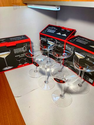 Servizio 6 Calici Spumante Riedel Nuovi