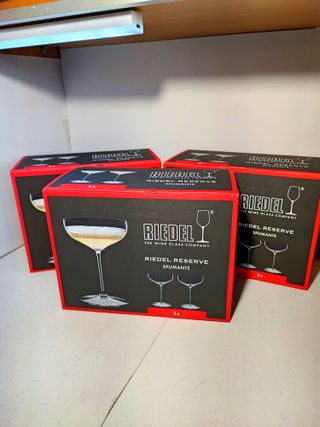 Servizio 6 Calici Spumante Riedel Nuovi