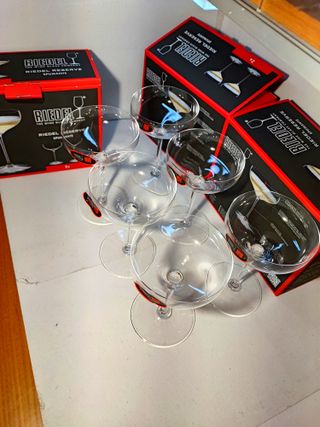 Servizio 6 Calici Spumante Riedel Nuovi