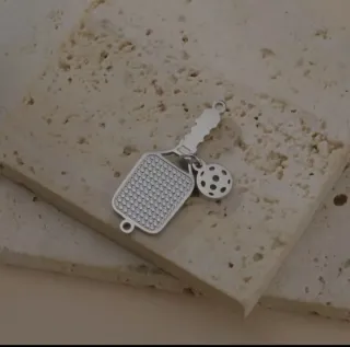 Colgante Pala de Pádel y Pelota