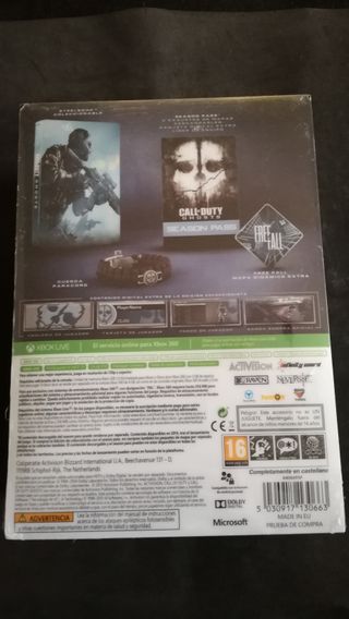 XBOX 360 Call of Duty Ghosts Hardened España