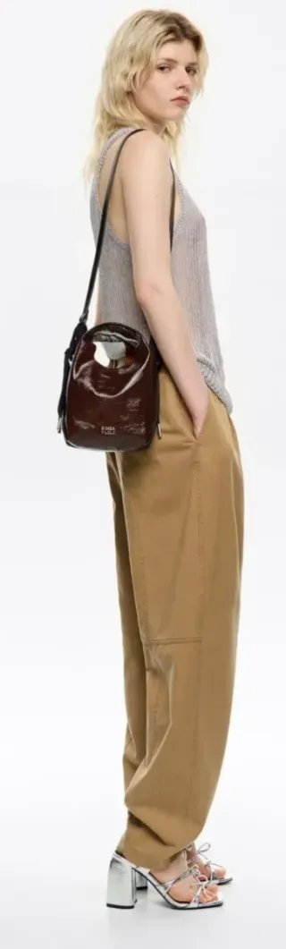 Bolso Castaña Bimba y Lola Piel