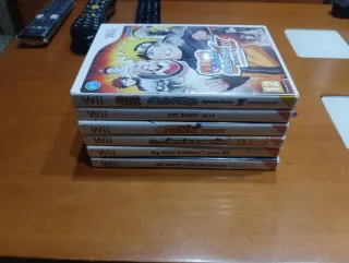 Pacchetto 7 Giochi Wii: Naruto, Just Dance, Feste...