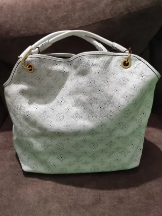 Bolso Louis Vuitton Blanco y Dorado