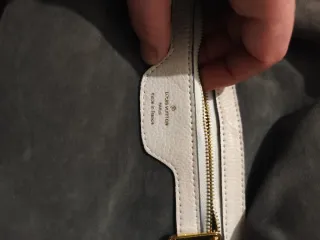 Bolso Louis Vuitton Blanco y Dorado