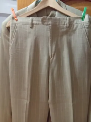 Traje Springfield Hombre Beige Rayas