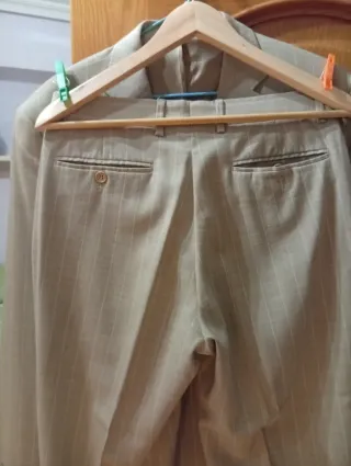 Traje Springfield Hombre Beige Rayas