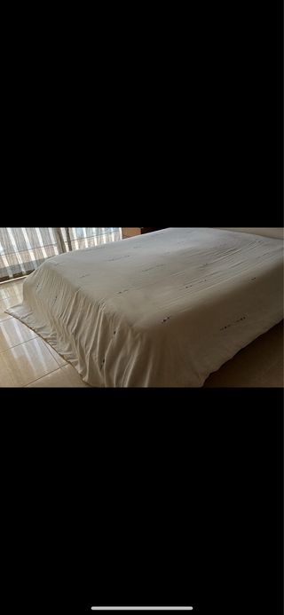 Funda nórdica blanca de tela