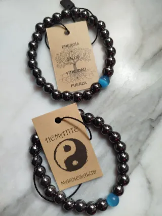 Pulsera Hematita Yin Yang