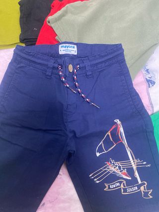 Pantalones cortos Mayoral y Tex niño
