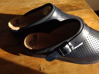 Zuecos Dian Talla 37 Negros