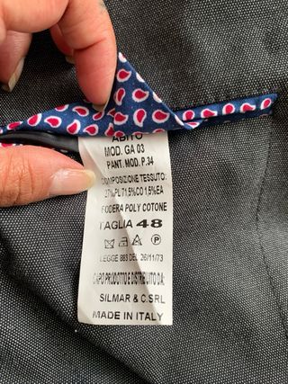 Completo Giacca e Pantaloni Uomo Grigio