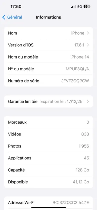 iPhone 14 Nero Multicolore