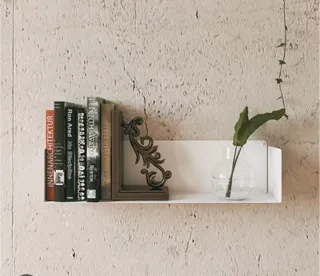 4 Scaffali Metallici Bianchi