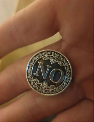 Moneda Yes o No coleccionable