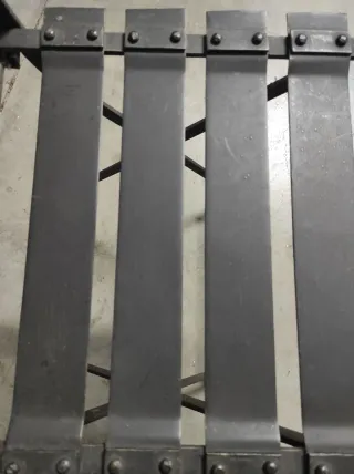 Silla de hierro plegable