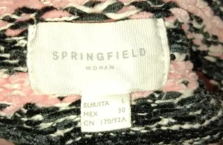 Jersey Springfield Negro y Rosa