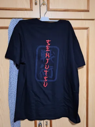 Camiseta Iron Maiden Samurai Eddie Negra