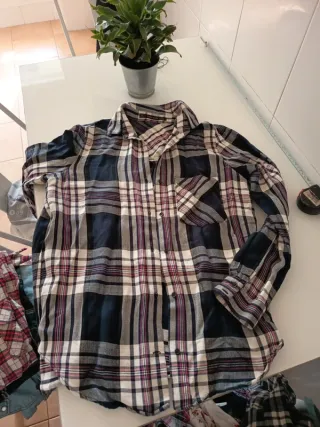 Lote 6 Camisas Mujer Talla XS/S Zara, Bershka Stra